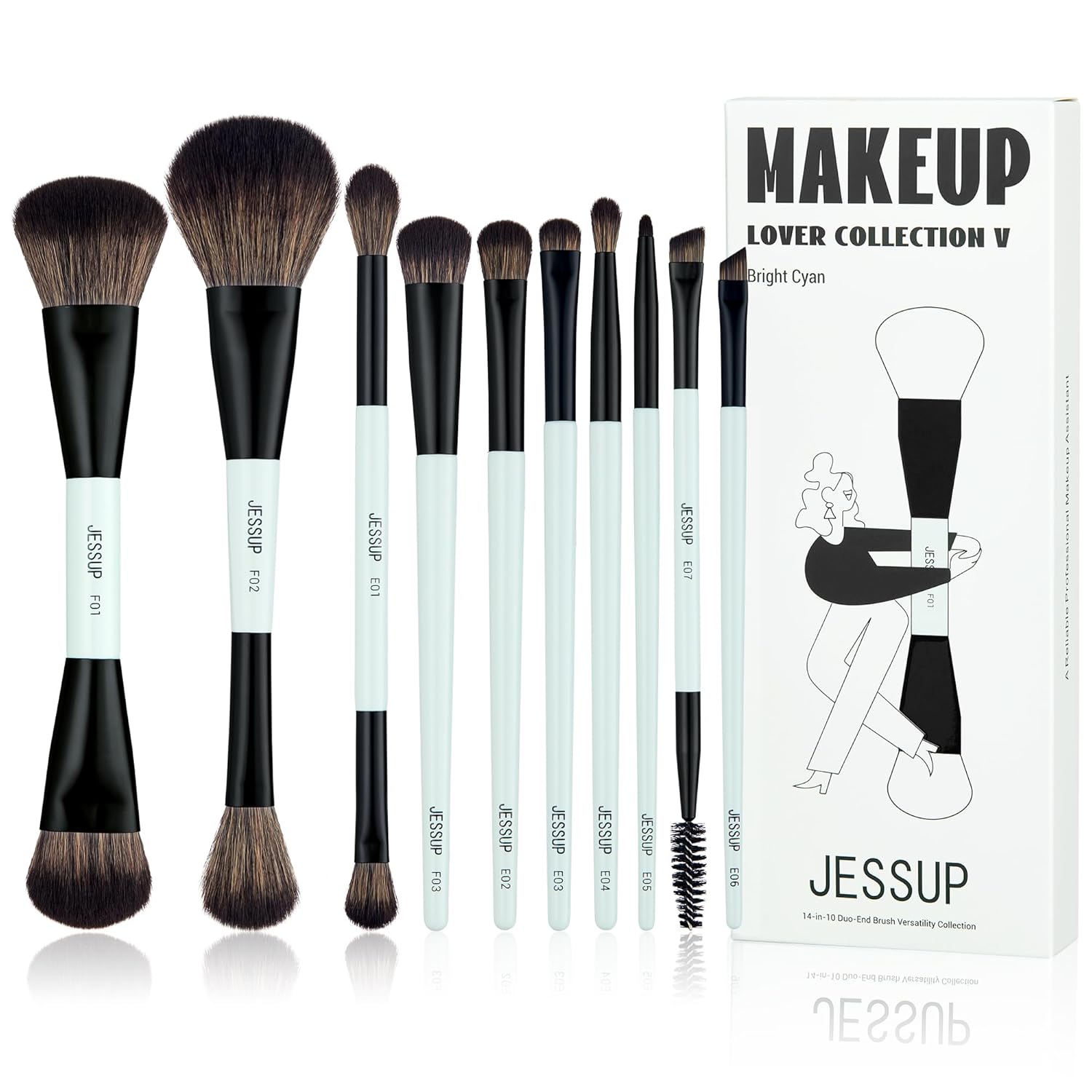 Duo End Brush Versatility Collection - Cyan