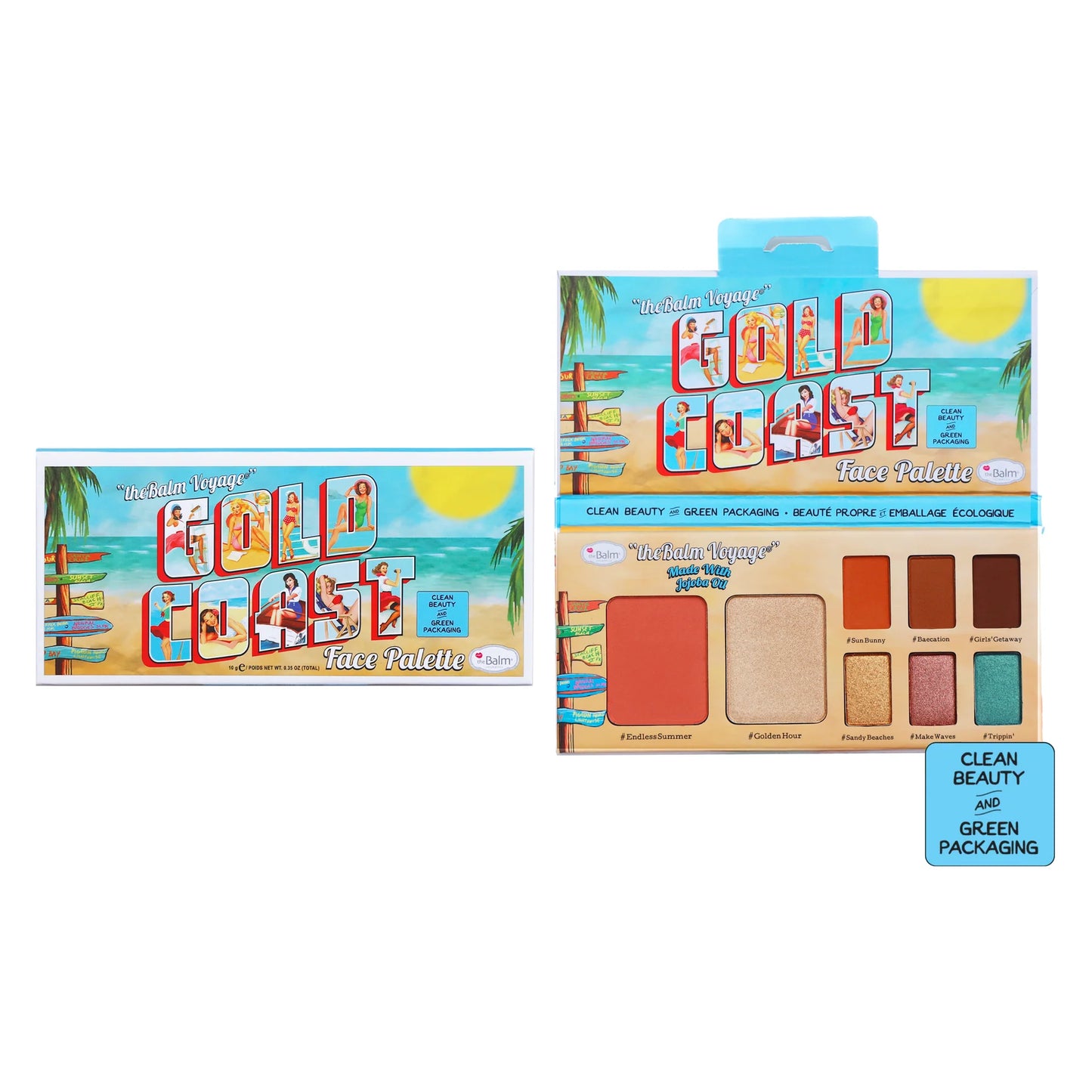 theBalm Voyage- Gold Coast Face Palette