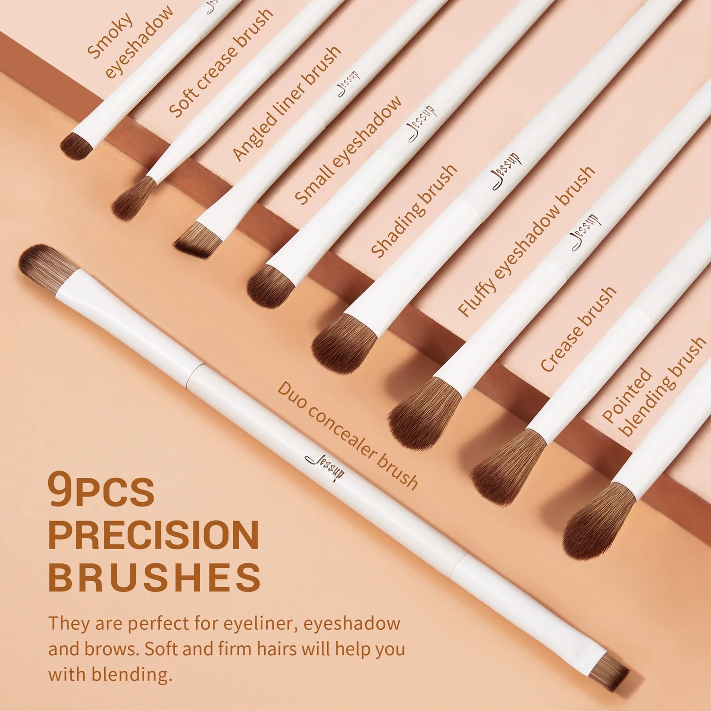 Luxury Comprehensive Eye and Face Brush Set