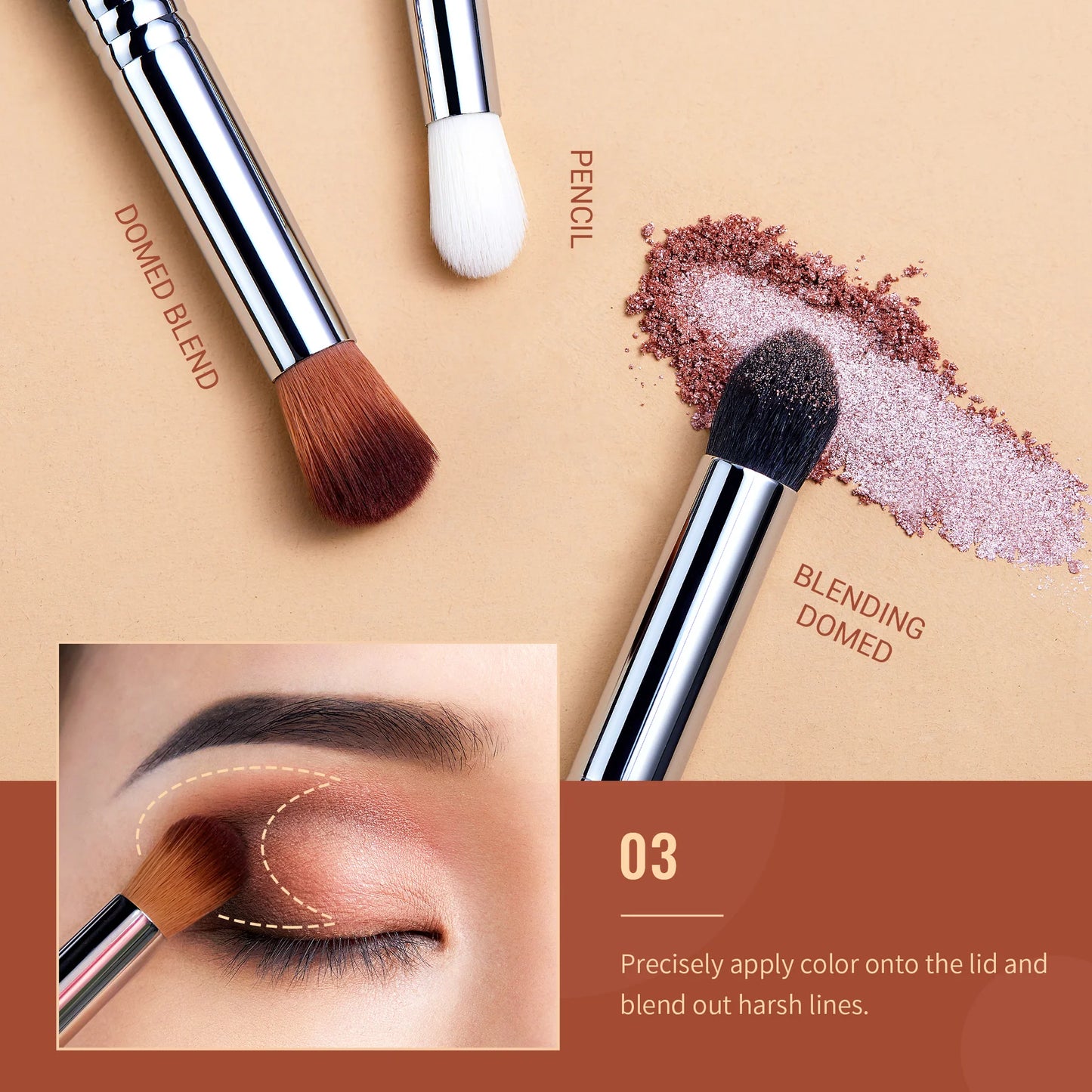 Eyeshadow Blending Makeup Brush Set