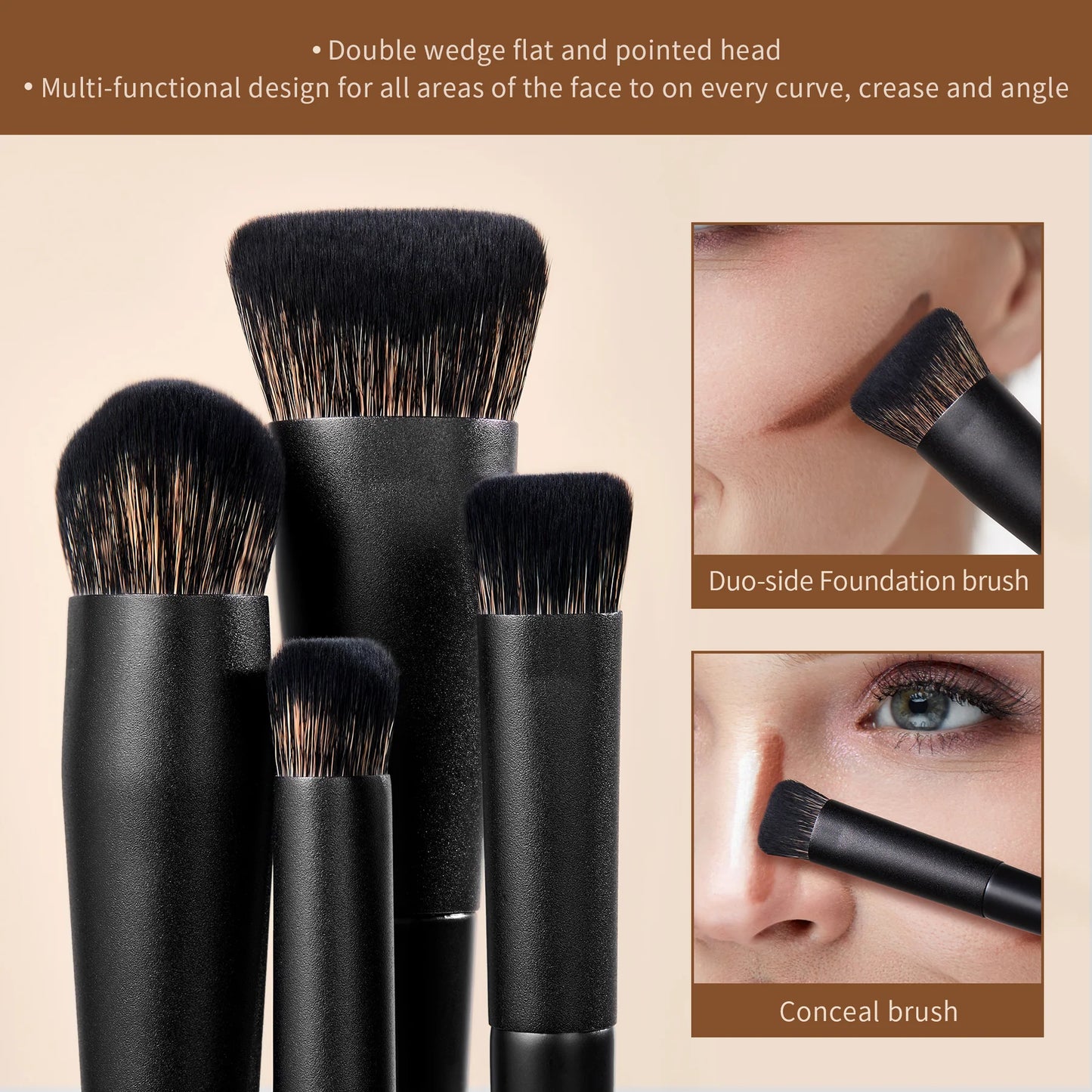 Versatile Brush Set Collection - Matte Black T336