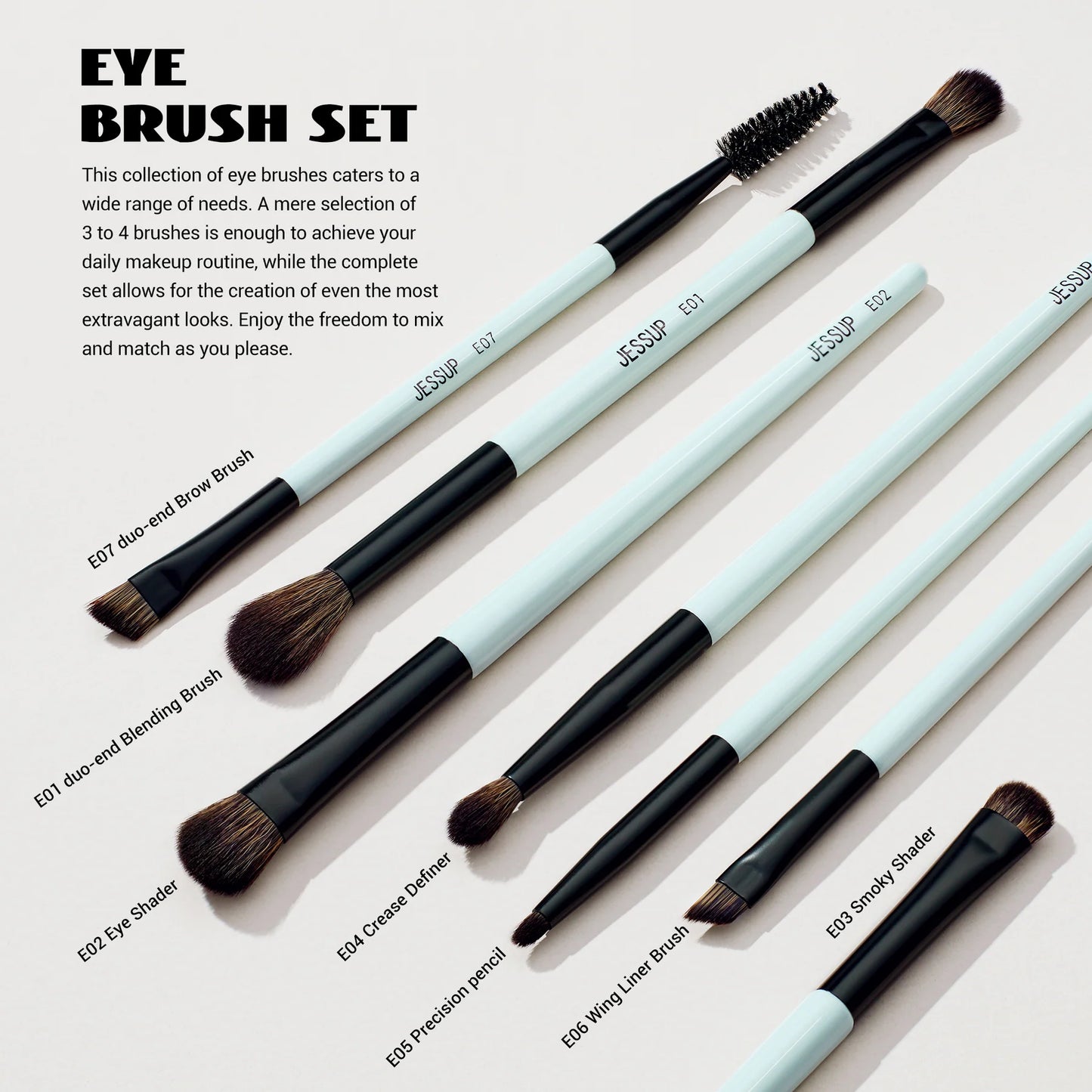 Duo End Brush Versatility Collection - Cyan