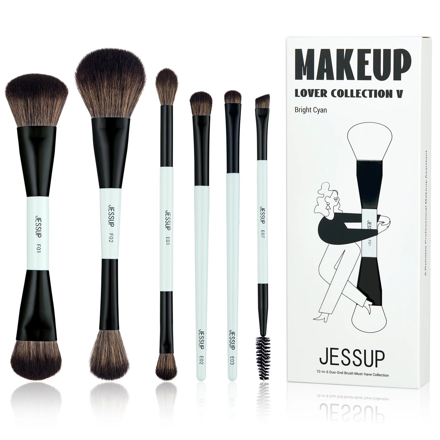 Duo End Brush Versatility Collection - Cyan