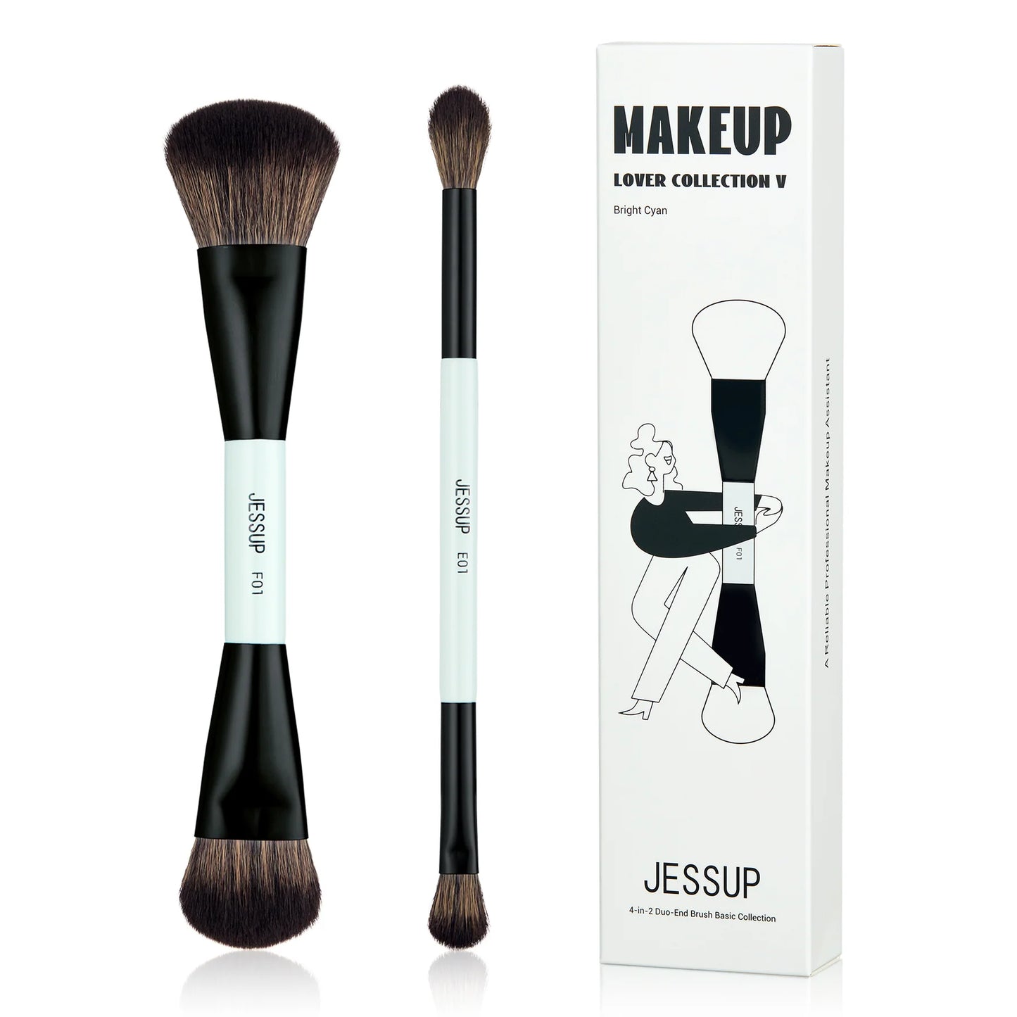 Duo End Brush Versatility Collection - Cyan