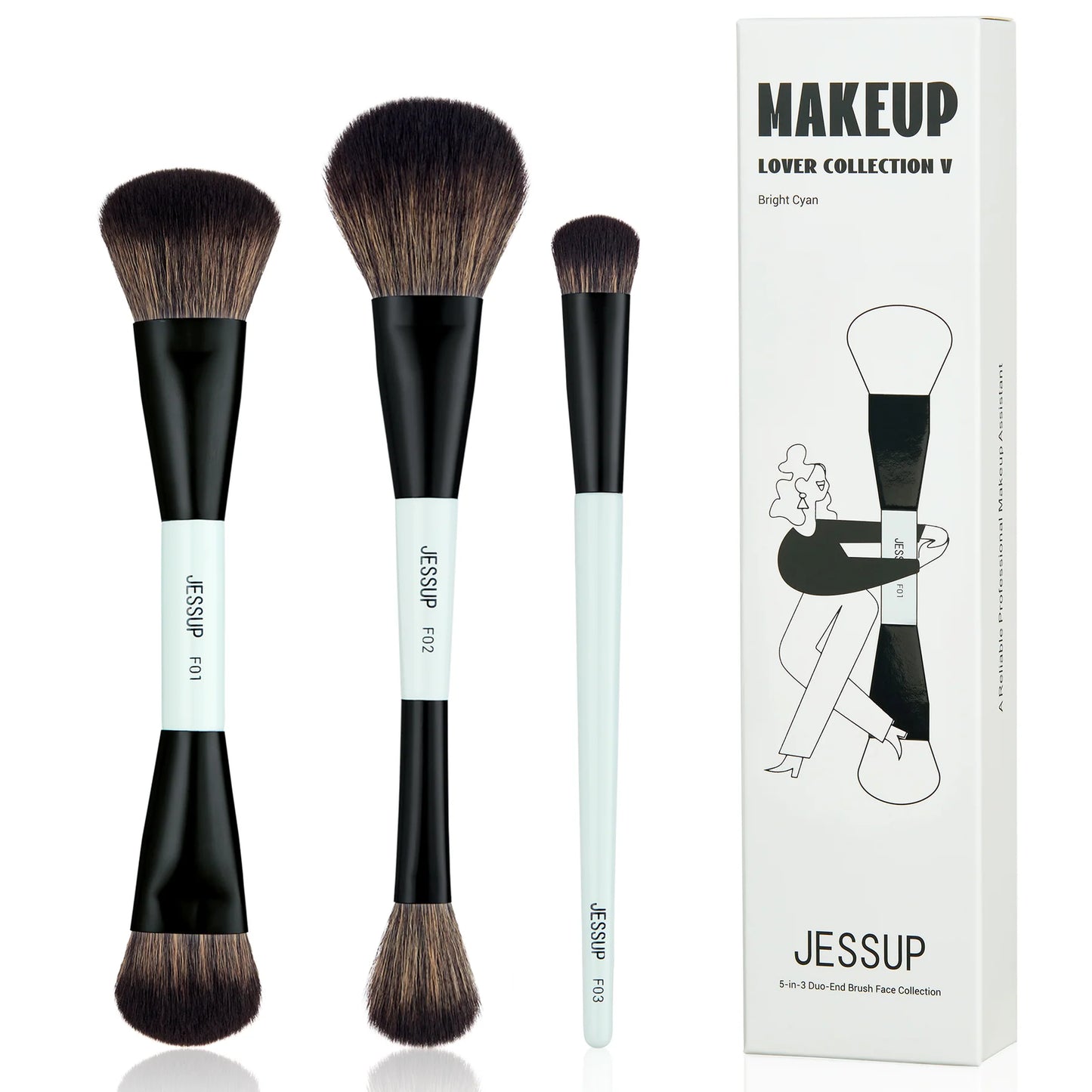 Duo End Brush Versatility Collection - Cyan