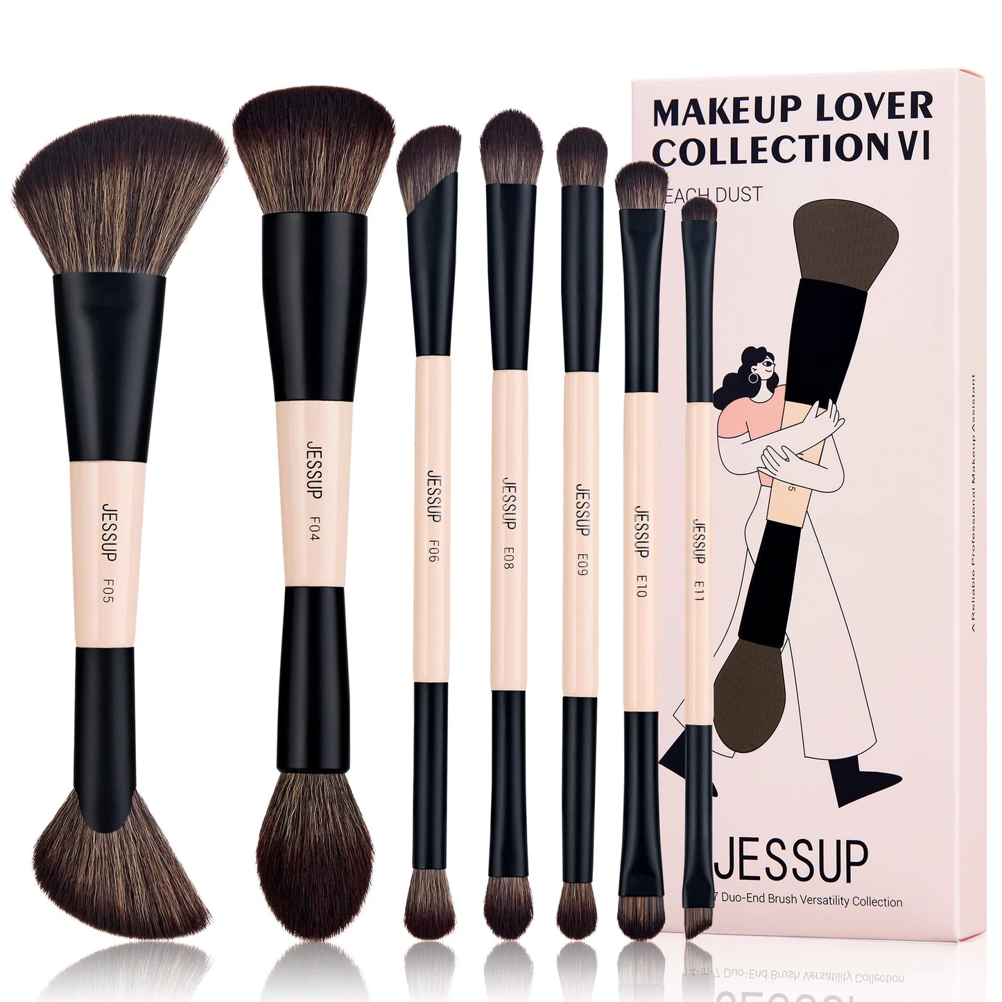 Duo End Brush Versatility Collection - Peach Dust