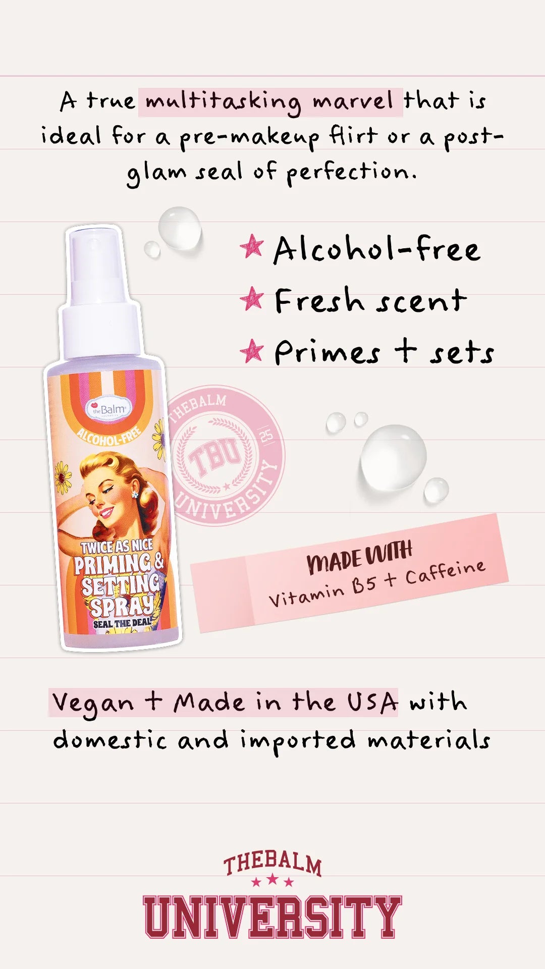 Twice as Nice Priming & Setting Spray