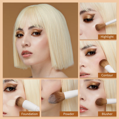 Luxury Comprehensive Eye and Face Brush Set