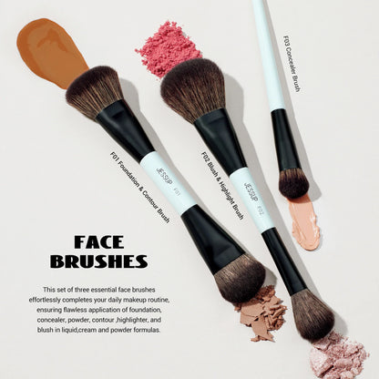 Duo End Brush Versatility Collection - Cyan